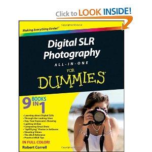 Digital SLR Photography All-in-One For Dummies front cover