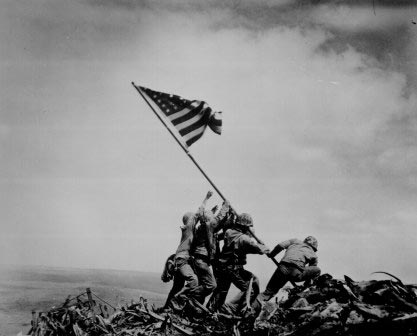 Iconic Photograph - Rising Flag on Iwo Jima