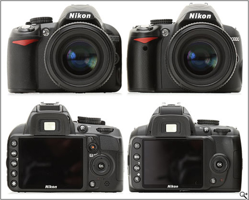 Nikon D3100 vs Nikon D3000
