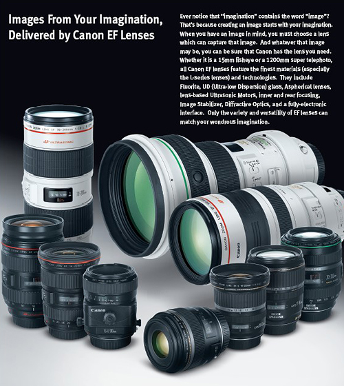 Download PDF - Canon DSLR Lens Catalogue