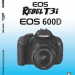 Download Photography PDF: Canon EOS 600D User’s Manual