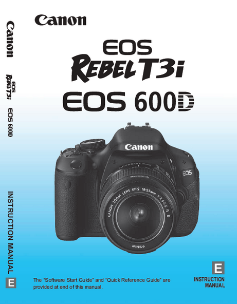 Download Photography PDF: Canon EOS 600D User’s Manual