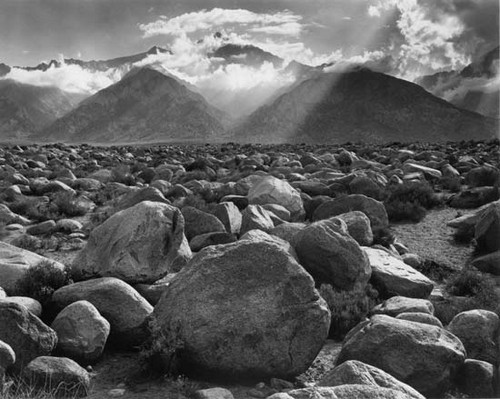 Ansel Adams Black and White Landscape