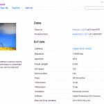 EXIF Data in Digital Photography (Flickr)