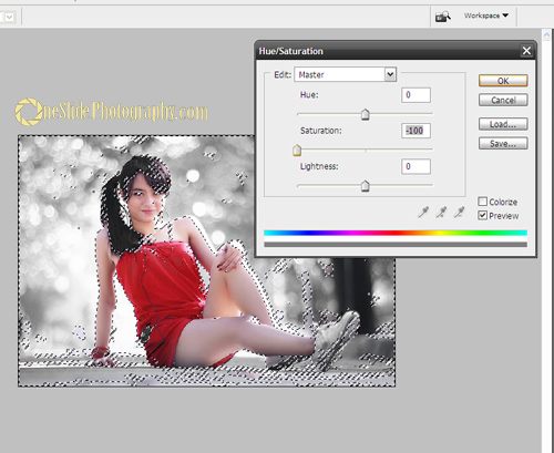 Selective Color Photography Using Adobe Photoshop - Step 4