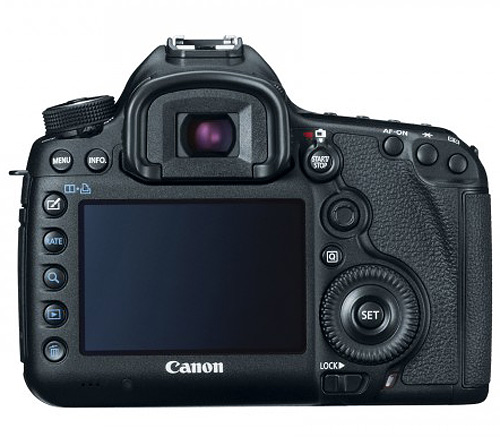 Canon EOS 5D mark III back view
