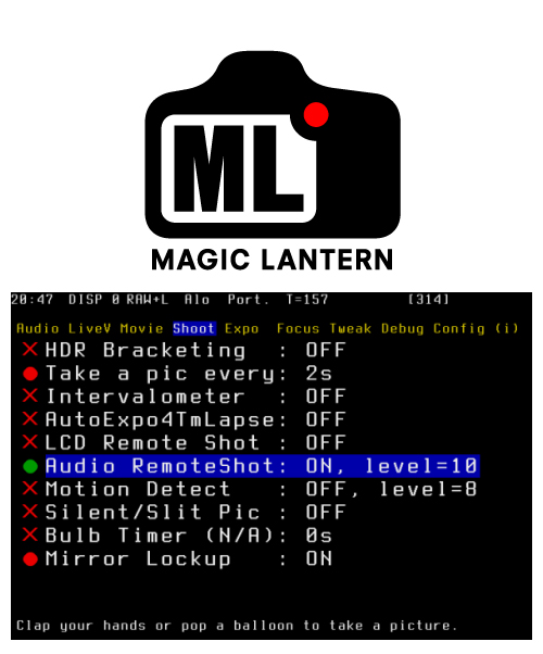 Magic Lantern for DSLR
