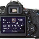 Canon EOS 70D Back View