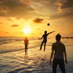 Playing at the Beach