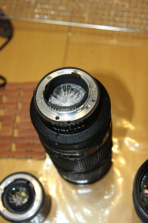 Smashed Nikkor 80 - 200mm f2.8D