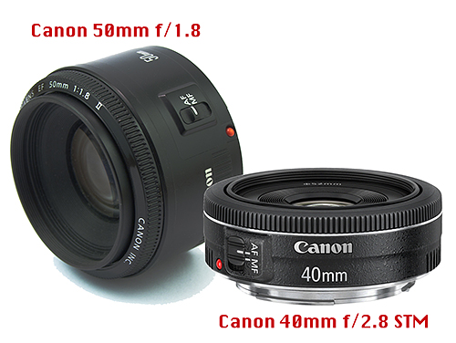 Canon 50mm f1.8 vs. Canon 40mm f2.8STM