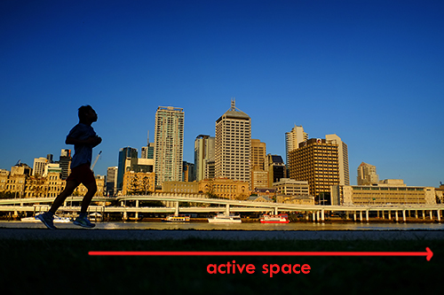 Active space or positive space
